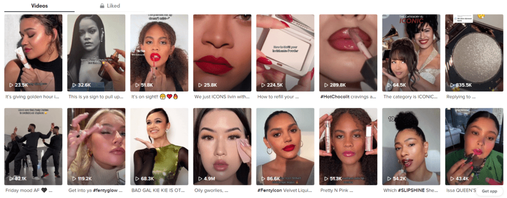 https://www.tiktok.com/@fentybeauty